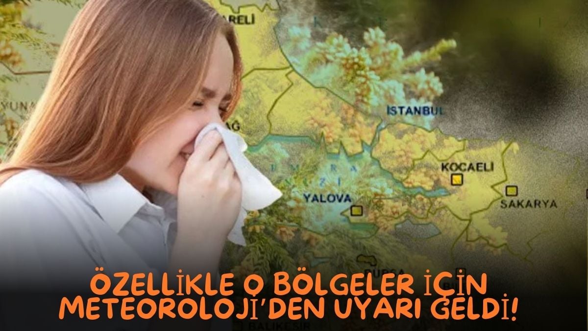 Meteoroloji’den o günler için uyarı geldi! Alerjisi olanlar dışarı adım atmayın: İki gün boyunca etkisi sürecek