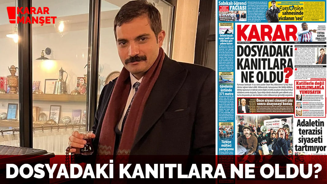 Dosyadaki kanıtlara ne oldu?