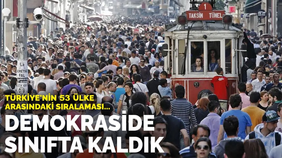 Demokrasi Algısı Endeksi sonuçları paylaşıldı: Demokraside sınıfta kaldık