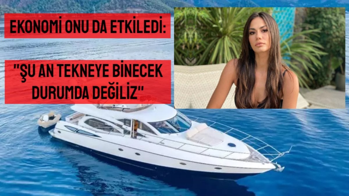 Demet Özdemir’in derdi çok büyük! Ekonomiden şikayet etti: “Tekneye binecek durumda değiliz”