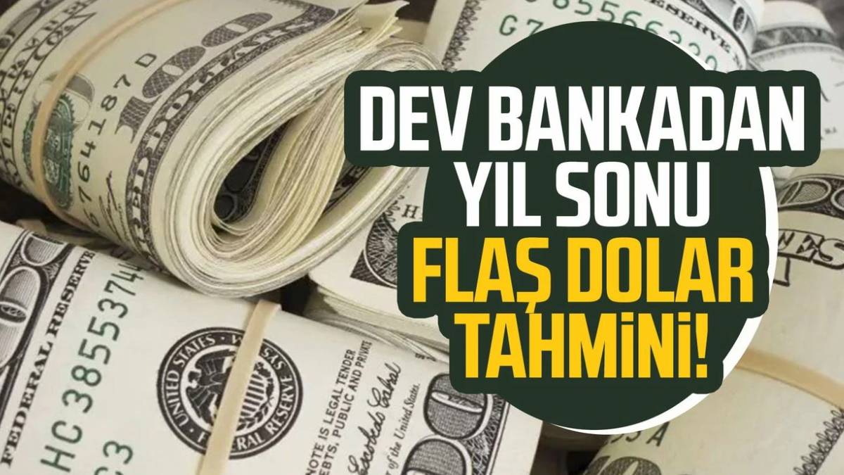 Dev bankadan korkutan dolar tahmini! Borcu olanlar bu rakamı görünce kepenkleri indirecek: Rakamı gören döviz bürosuna koşuyor