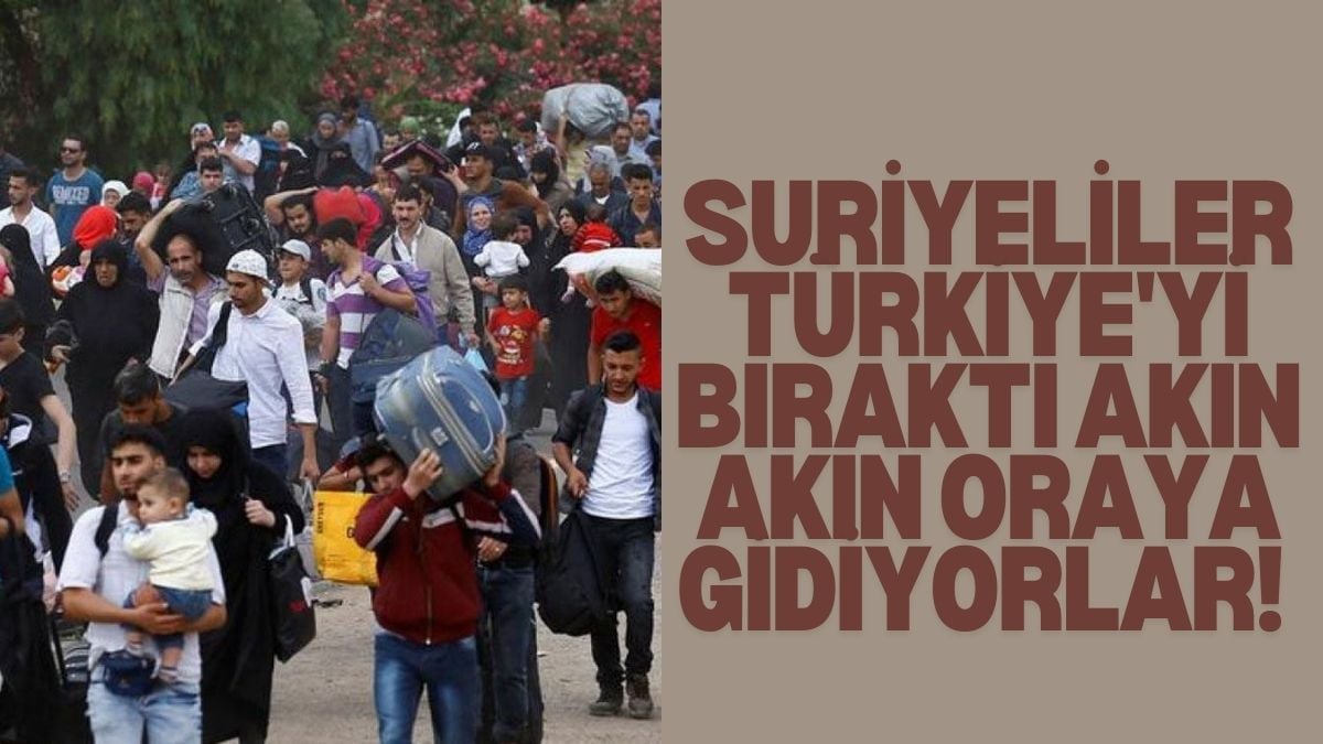 Suriyeliler Türkiye’yi bıraktı akın akın oraya gidiyorlar! Türklerin rotasıydı: O ülkede en çok vatandaşlık onlara verilmiş