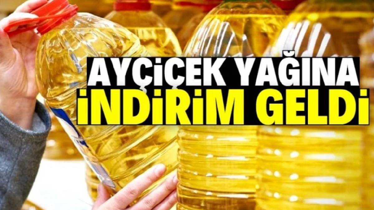 Ayçiçek yağı fiyatlarında dev indirim! İndirimi duyan torbasını alıp o marketlere koşuyor. 5 litre ayçiçek yağı 155 TL