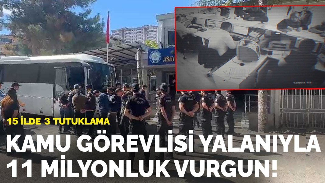 Sahte kamu görevlilerinden milyonluk vurgun! 3 kişi tutuklandı