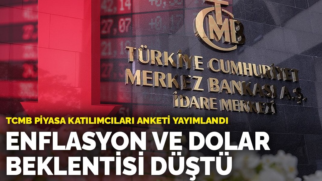 TCMB Piyasa Katılımcıları Anketi yayımlandı: Enflasyon ve dolar beklentisi düştü