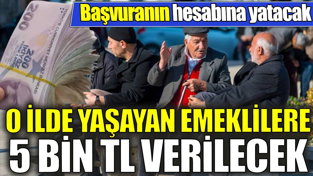 Emeklilere tam 5 bin TL ödeme yapılacak! Geç kalan başını duvarlara vurur. Son 2 gün kaldı, hemen başvurun