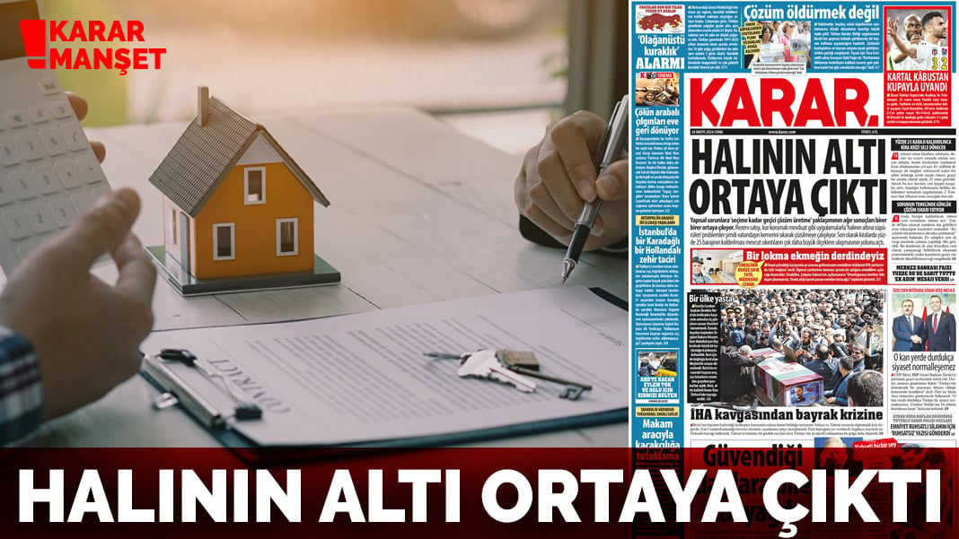 Halının altı ortaya çıktı