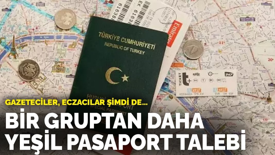 Bir meslek grubundan daha yeşil pasaport talebi! Gazeteciler, eczacılar şimdi de…