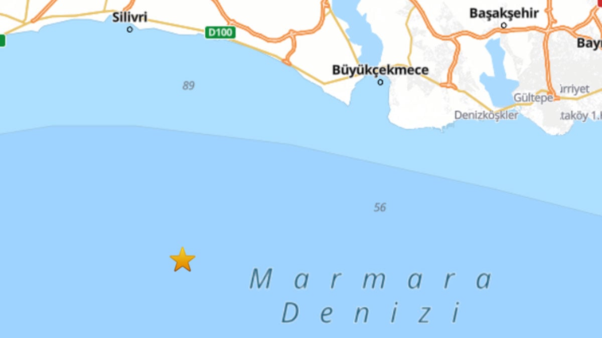 Marmara Denizi’nde 3.8 büyüklüğünde deprem