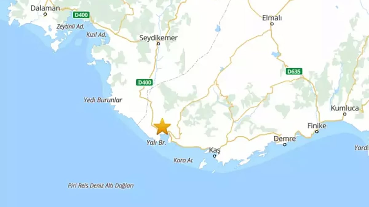 Antalya’da korkutan deprem | Son depremler