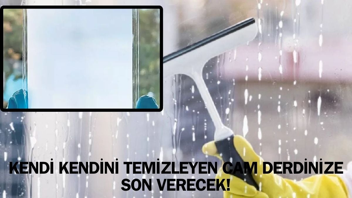 Hanımlar cam silme derdinden kurtuldu! Bu cam kendi kendini temizliyor, hem de içeriyi göstermiyor