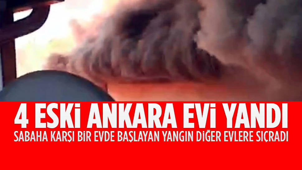 Ankara Beypazarı’nda Korkutan Yangın!