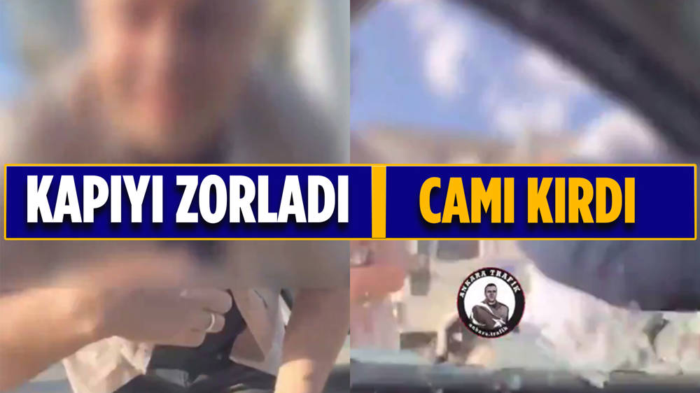 Ankara’da Trafik Magandası Kamerada!