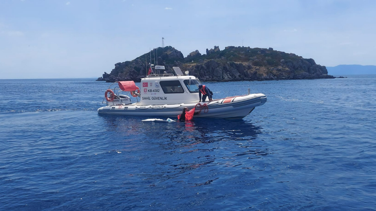 Bodrum’dan Yunanistan’a yüzmeye çalıştı: Kaçak göçmen yakalandı