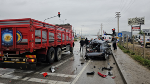 Çorum’da 6 aracın karıştığı zincirleme kaza: 4 kişi yaralandı