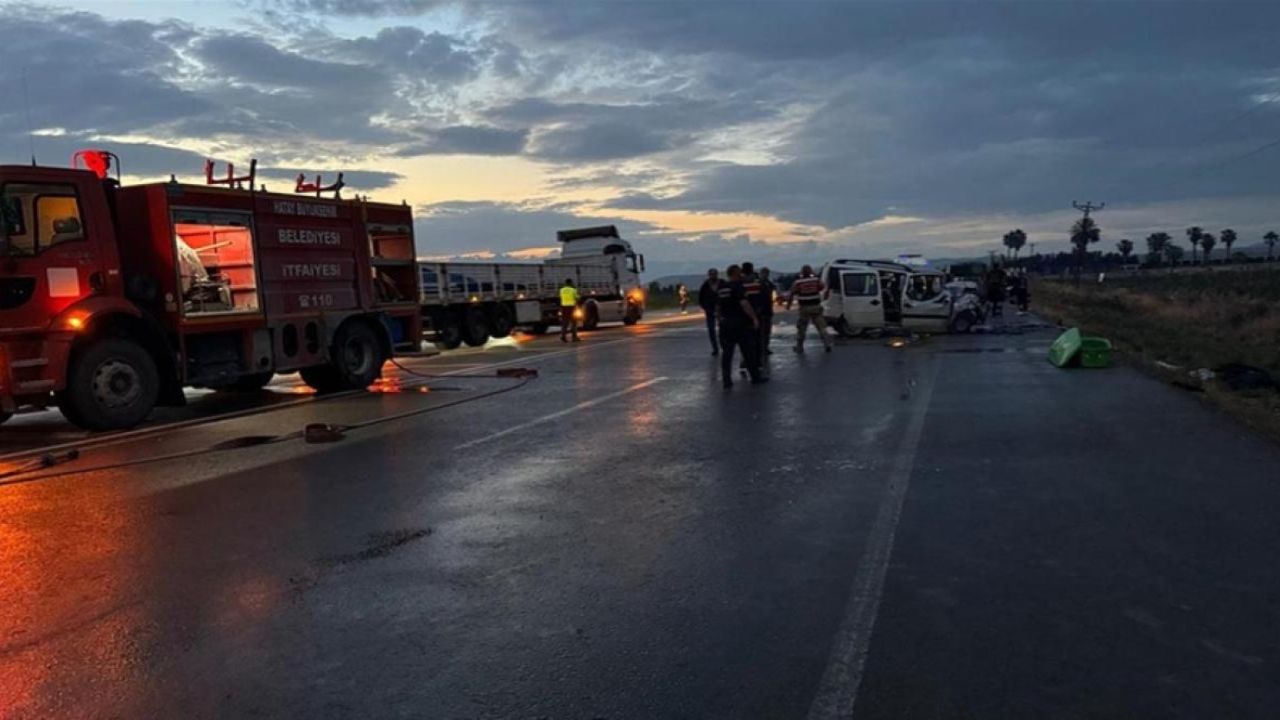 Hatay’da korkunç kaza: 5 kişi hayatını kaybetti! Ölenlerin isimleri belli oldu