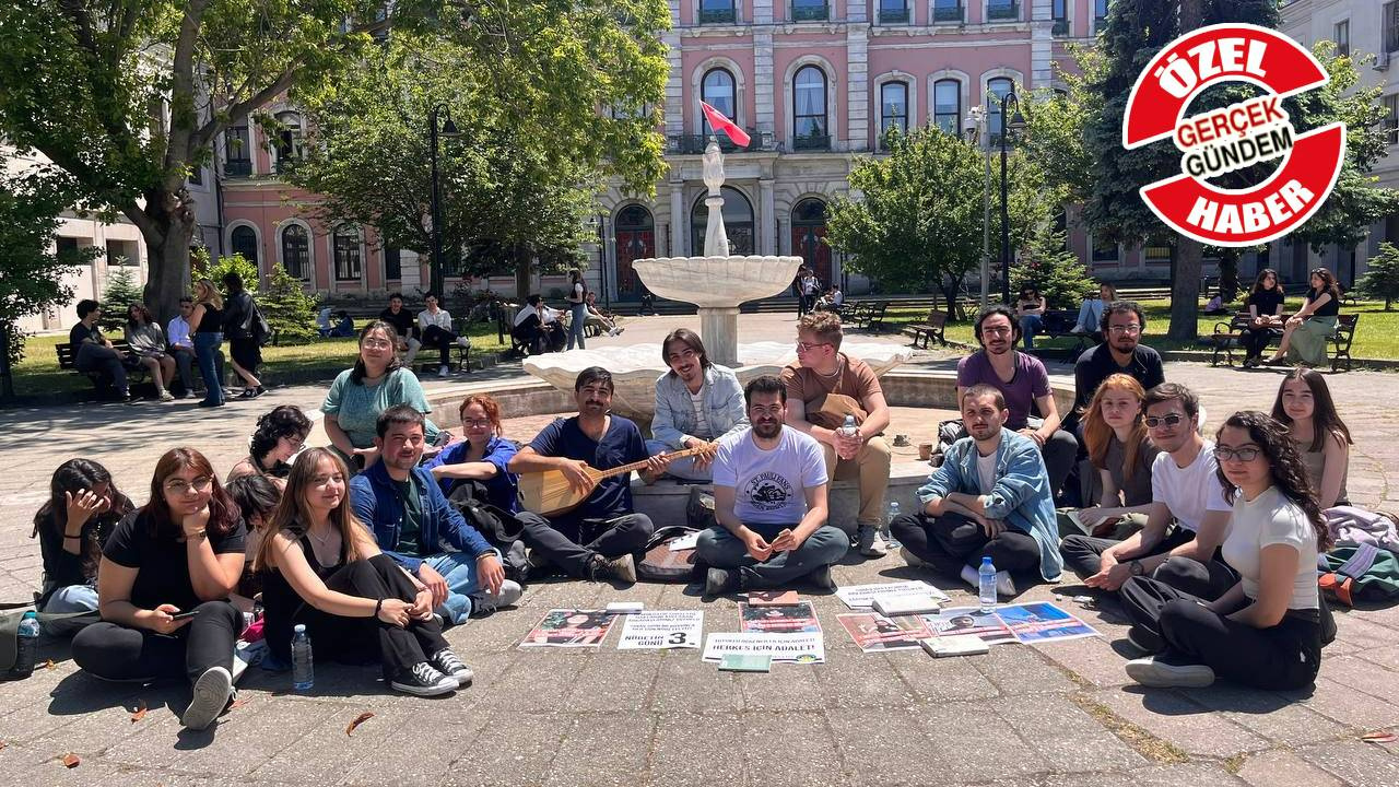 İstanbul Üniversitesi öğrencileri ‘1 Mayıs’ nöbetinde: “Tutuklu öğrenciler için adalet! Herkes için adalet!”