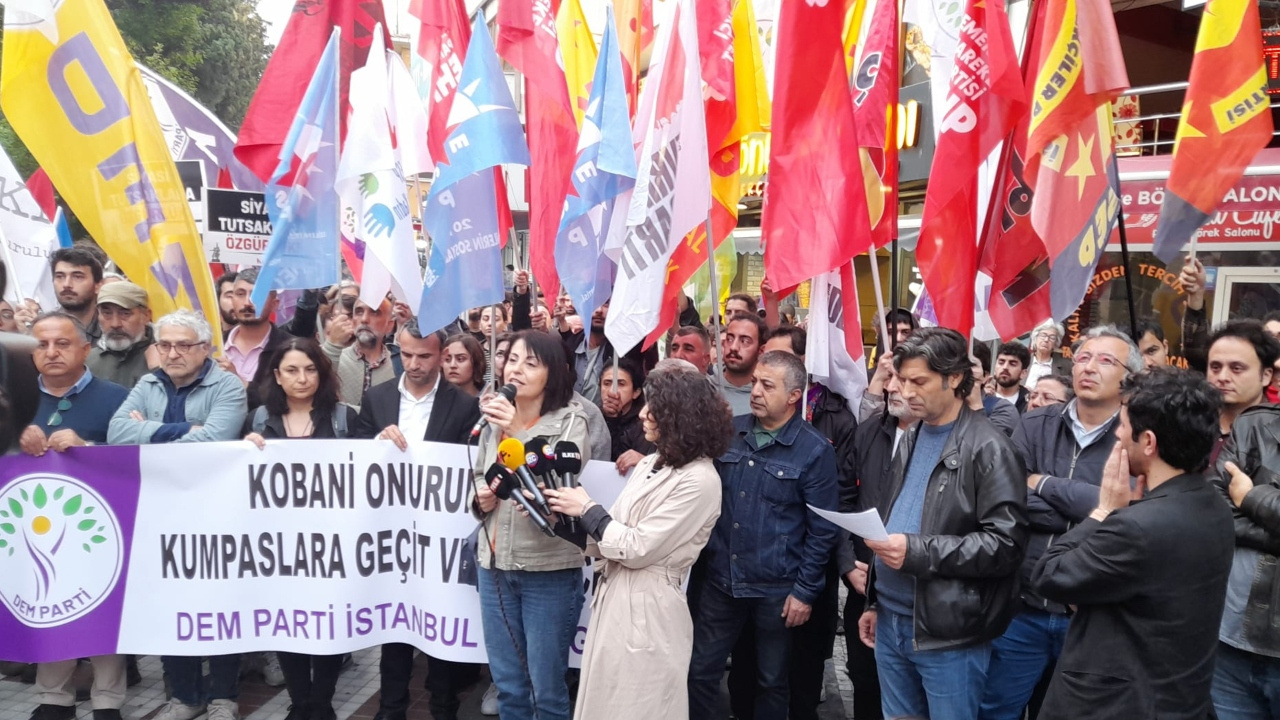 Kobani Davası kararları, İstanbul’da protesto edildi