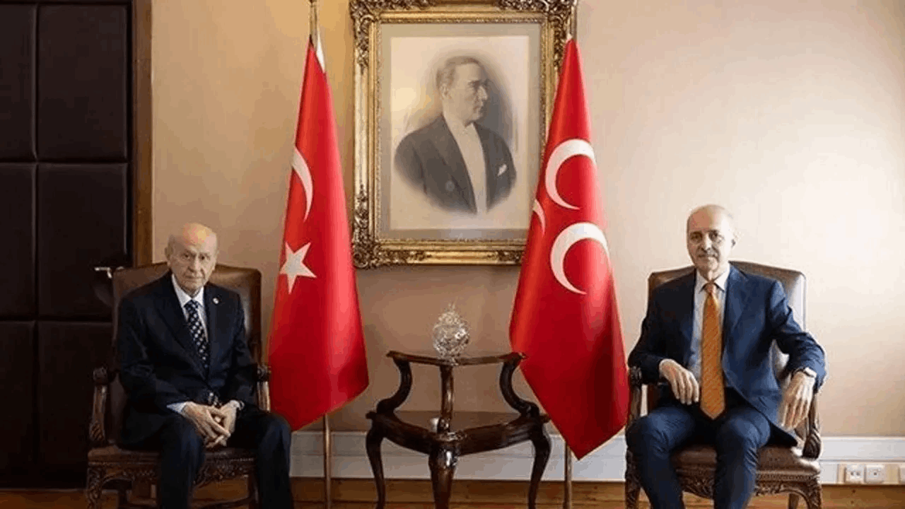 Meclis Başkanı Kurtulmuş MHP lideri Bahçeli ile bir araya geldi