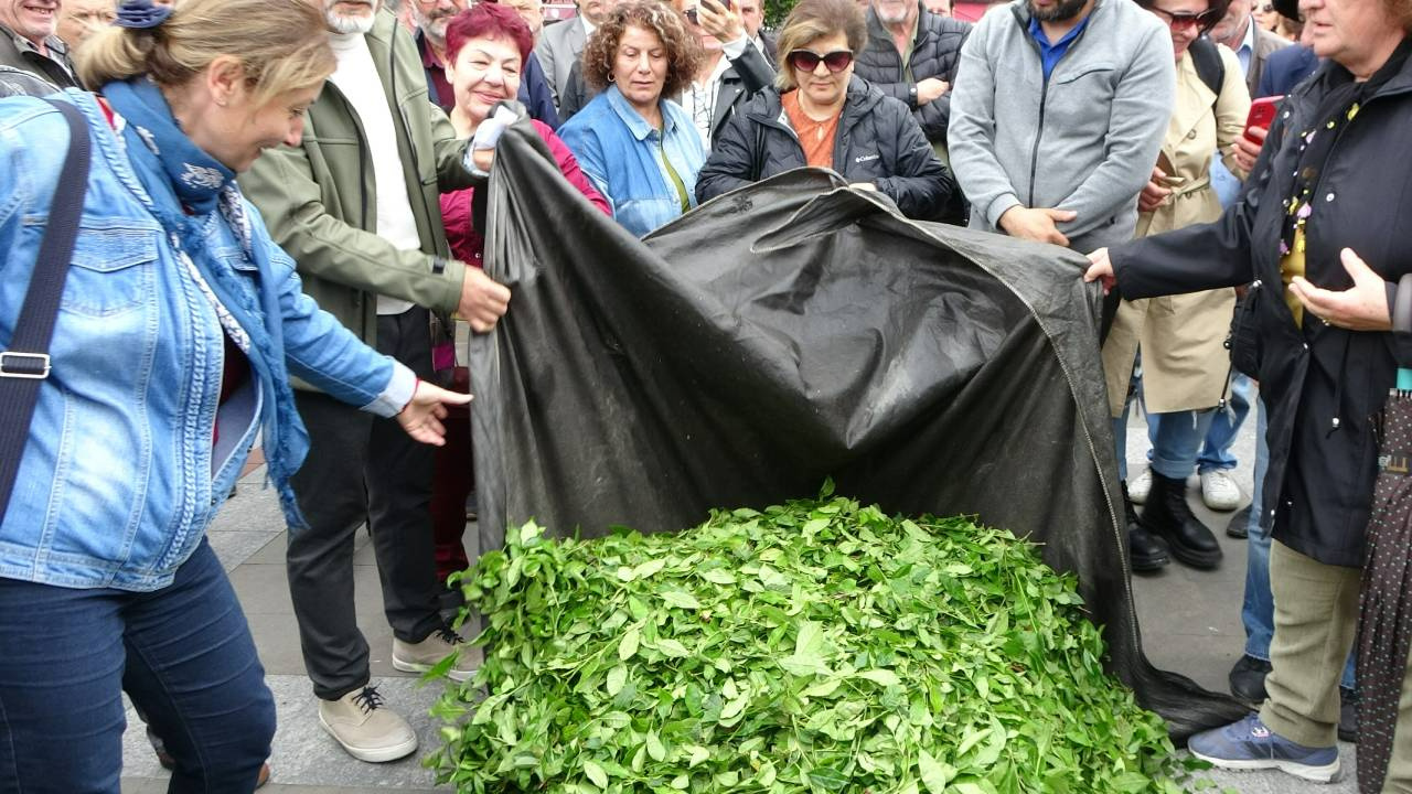 Rize’de çay protestosu: Kepenk kapatılacak