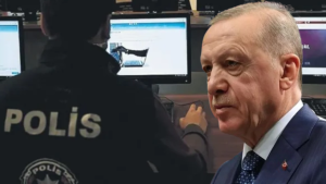 Polis memuru Cumhurbaşkanı Erdoğan’ın TC kimlik numarası ile arama yaparken yakalandı