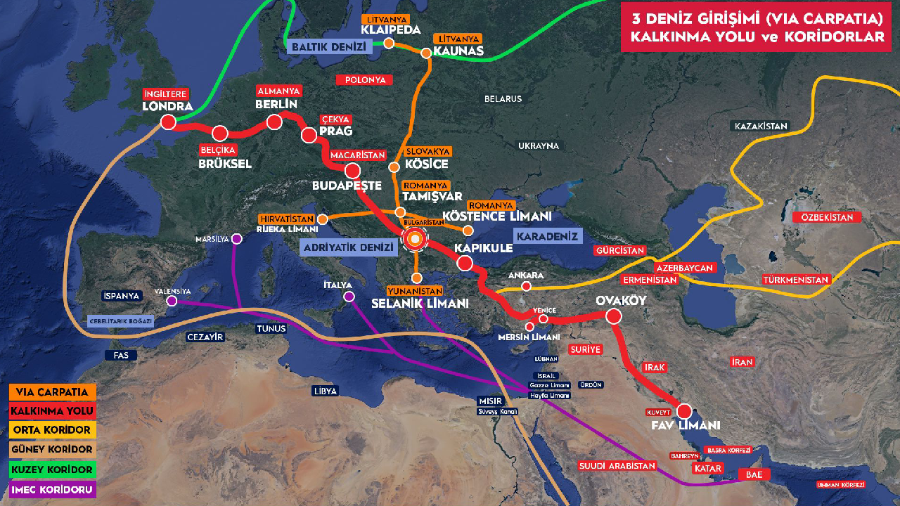 Orta Koridor Ve Kalkınma Yolu’nu güçlendirecek proje: Via Carpatia