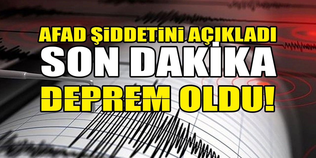 Hatay’da korkutan deprem