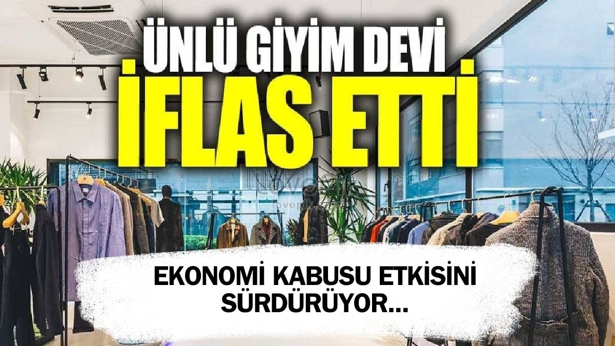 Ekonomi kabusu şirketleri tek tek indiriyor! Yılların dev şirketinden iflas haberi geldi