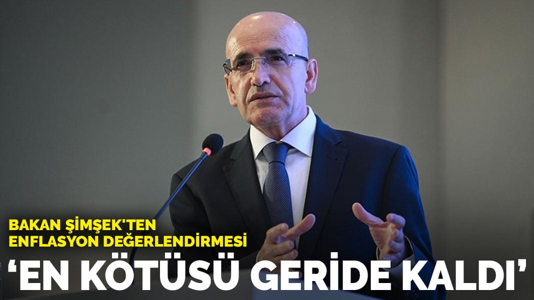 Bakan Şimşek’ten enflasyon değerlendirmesi: En kötüsü geride kaldı