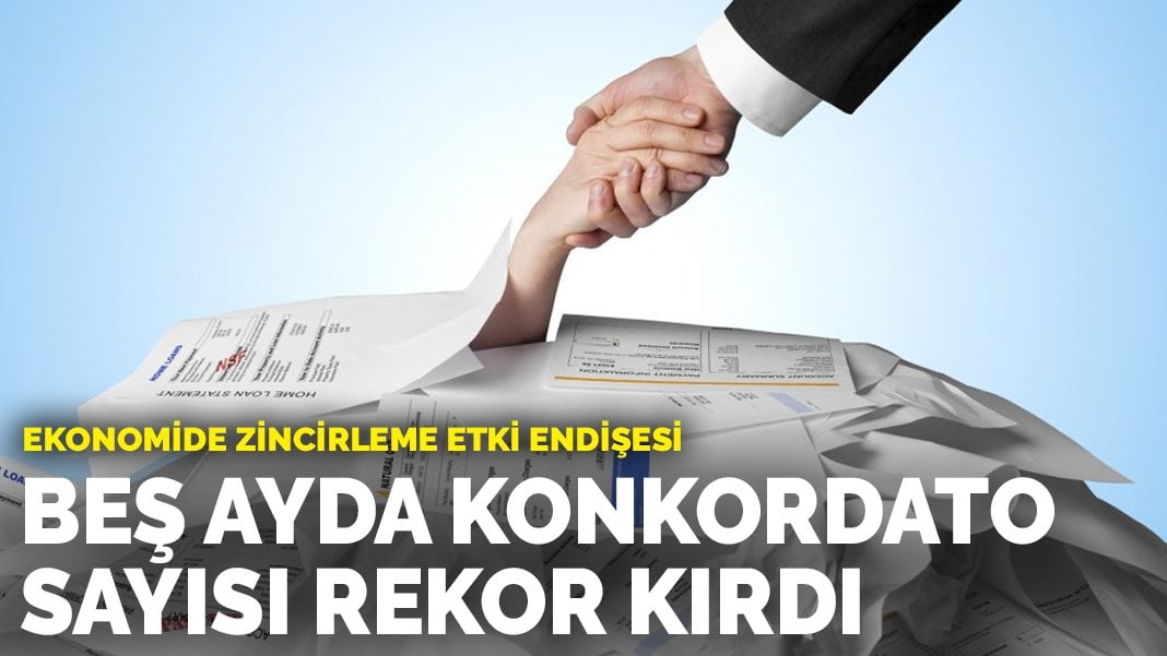 İlk beş ayda konkordato sayısı rekor kırdı: Ekonomide zincirleme etki endişesi