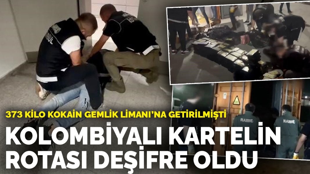 373 kilo kokain Gemlik Limanı’na getirilmişti: Kolombiyalı kartelin rotası deşifre oldu