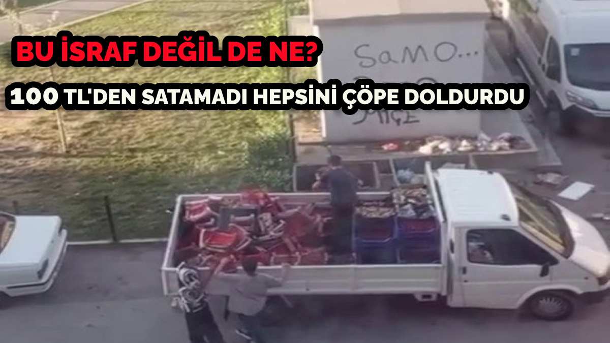 Satamadığı meyveleri kasalarla çöpe döktü! Pazarda kilosu 100 lira: Görenlerin içi acıdı