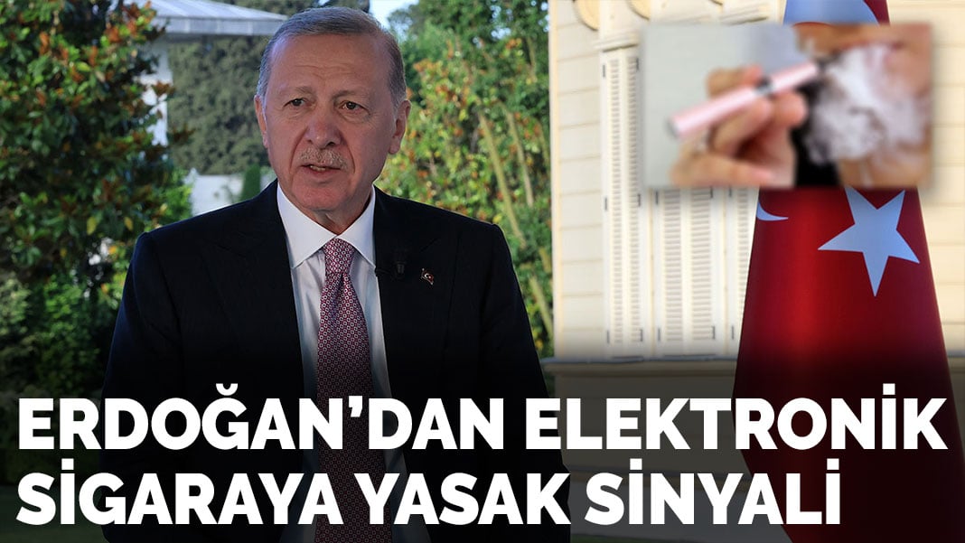 Erdoğan’dan ‘elektronik sigara’ açıklaması: İnsanımızı zehirlemeye asla müsaade edemeyiz