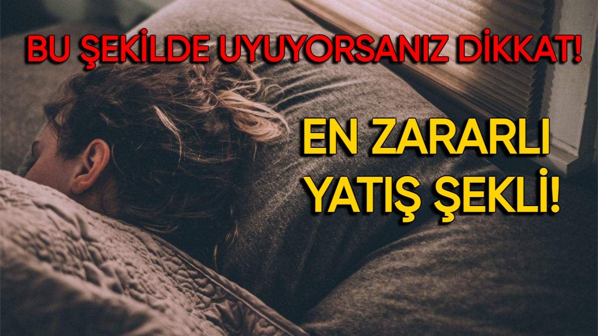 En tehlikeli uyku pozisyonu! Bu şekilde yatıyorsanız dikkat, vücudun o bölgelerine zarar veriyor