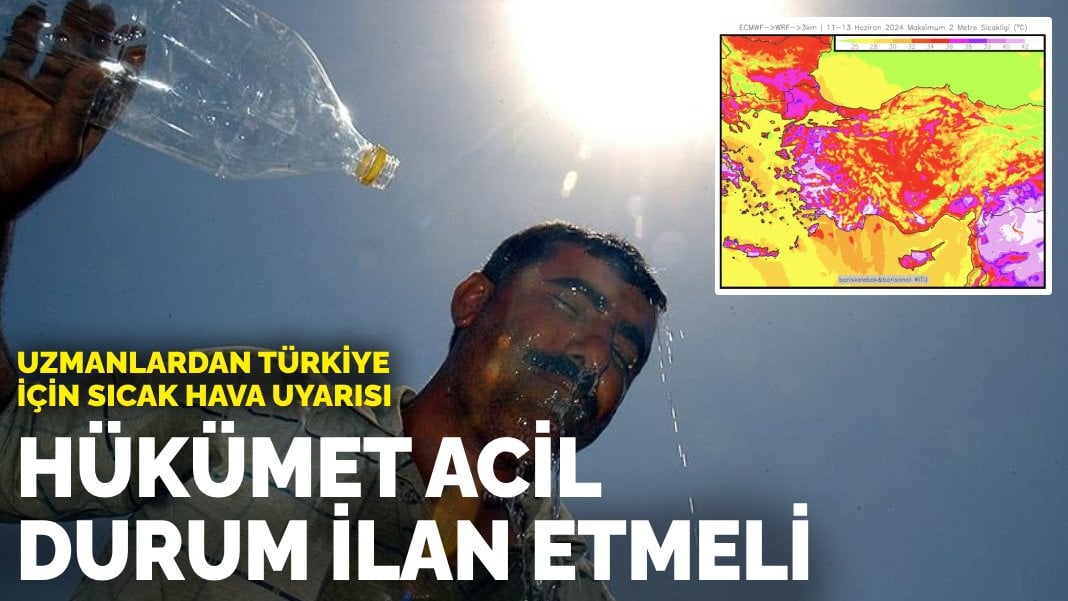 Uzmanlardan Türkiye için sıcak hava uyarısı: Hükümet acil durum ilan etmeli