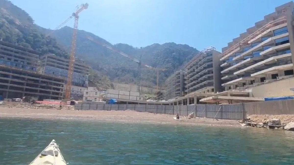 Marmaris’te denize beton dolgu iddiaları gerçek çıktı: Sinpaş’ın otel inşaatına mühür ve 60 milyon TL ceza