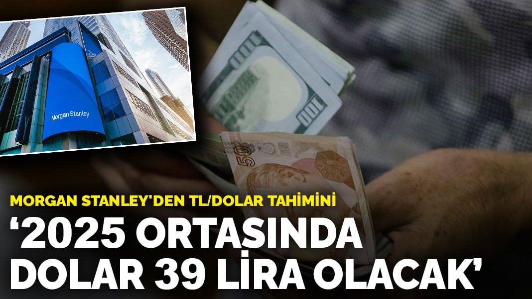 Dolar 2025’te ne kadar olacak? Morgan Stanley’den tedirgin eden TL/dolar tahmini