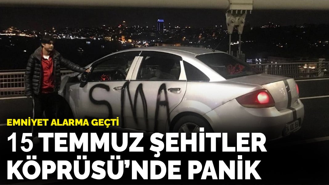 15 Temmuz Şehitler Köprüsü’nde panik