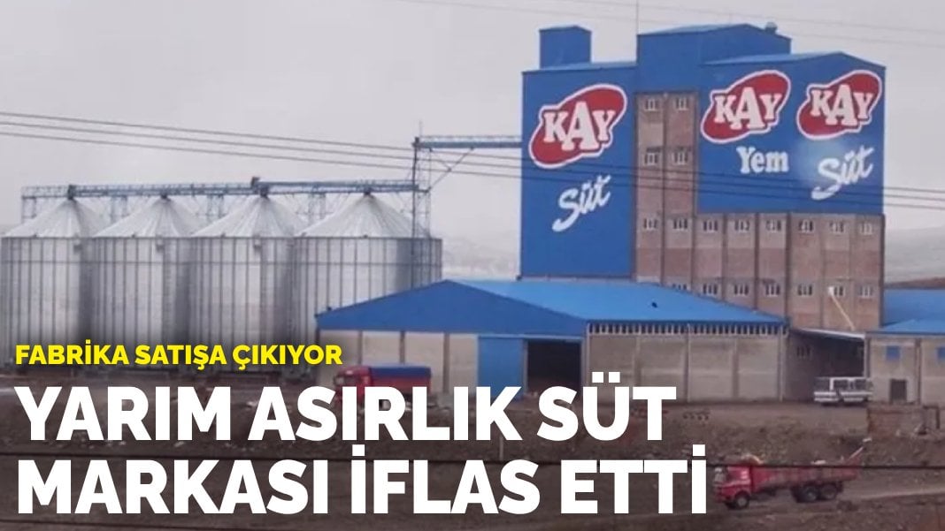 Yarım asırlık süt markası iflas etti: Fabrika satışa çıkıyor