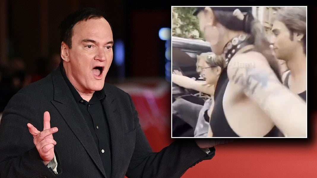 İsrail destekçisi Tarantino’ya ‘Filistin’ protestosu