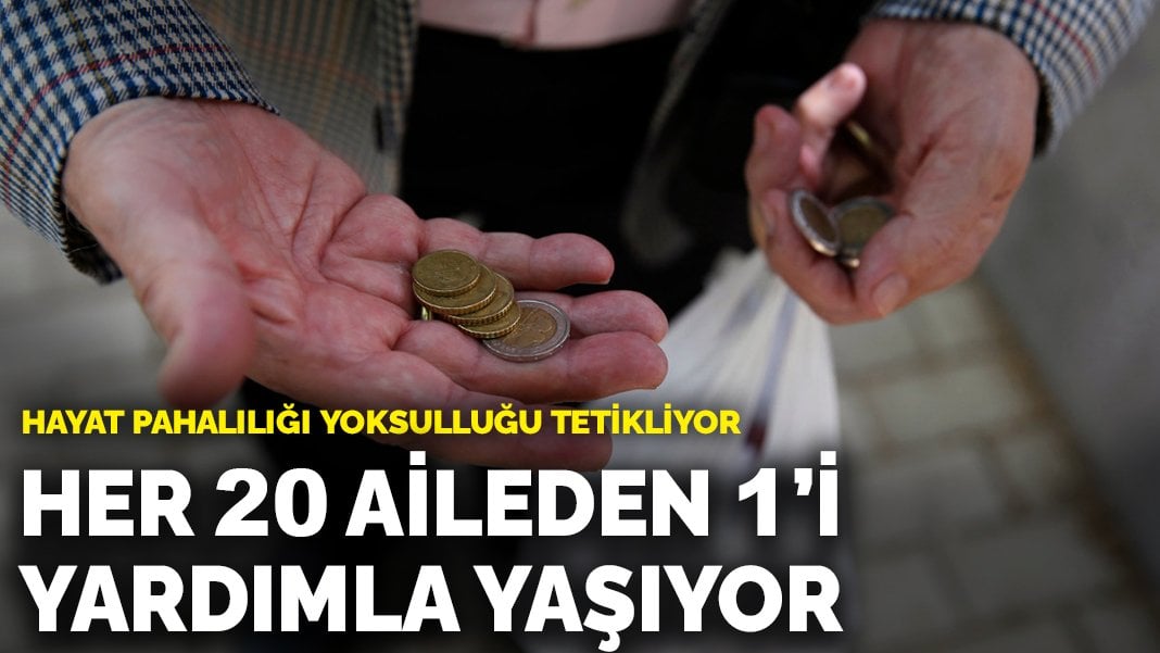 Hayat pahalılığı yoksulluğu tetikliyor: Her 20 aileden 1’i yardımla yaşıyor