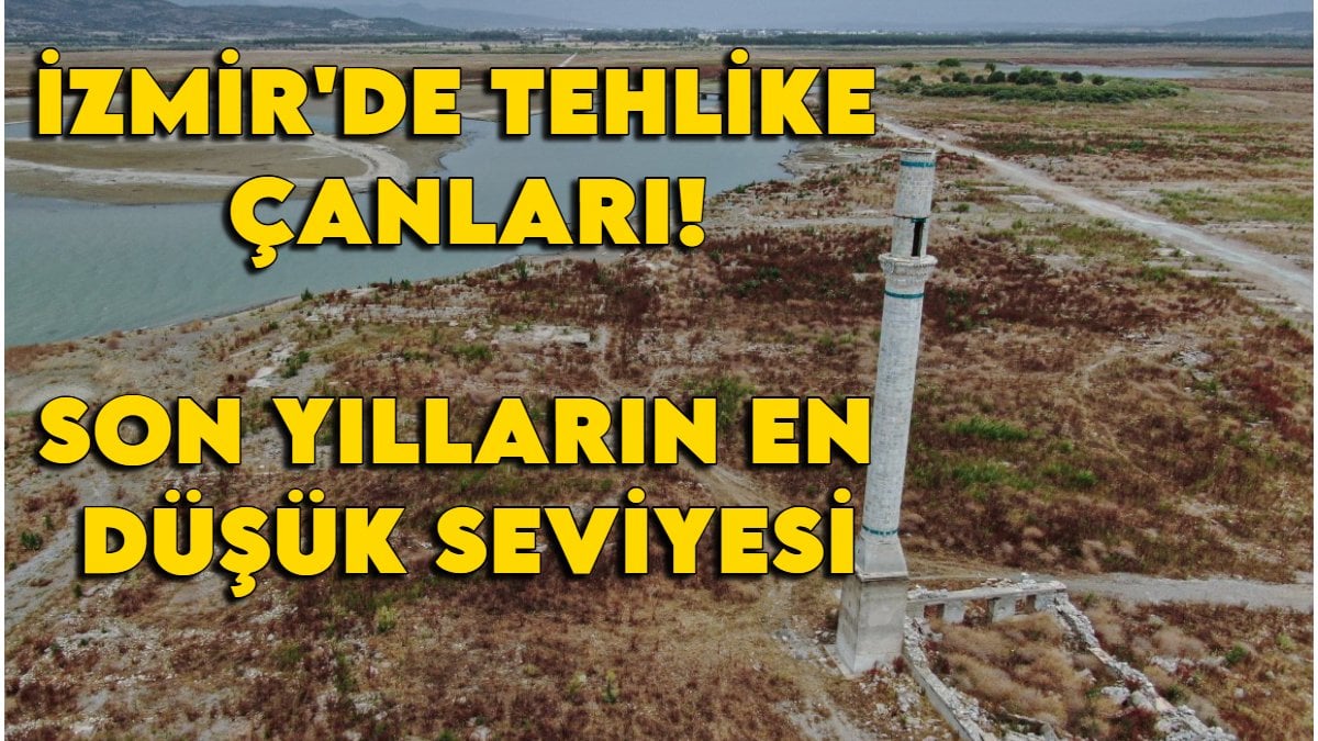 İzmirliler dikkat! Felaket resmen kapıda: Son yılların en düşük seviyesi! “İzmir’i gerçekten tehlike bekliyor”