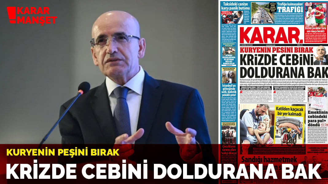 Kuryenin peşini bırak! Krizde cebini doldurana bak