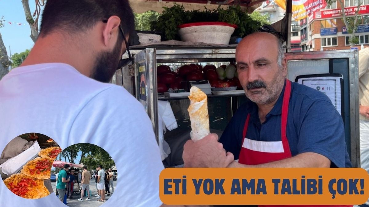 Etsiz lahmacun olur mu demeyin, çatır çatır satıyorlar! İki tanesi 40 lira: Ete zam gelince talep patladı