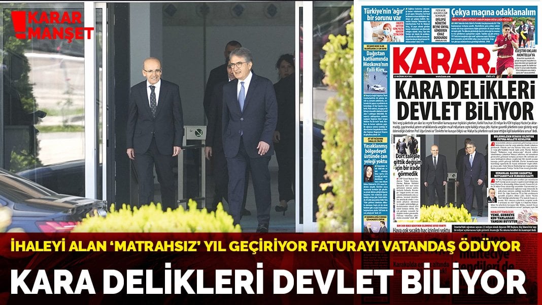 Kara delikleri devlet biliyor