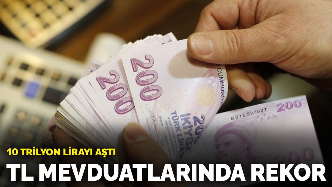 TL mevduatlarında rekor: 10 trilyon lirayı aştı