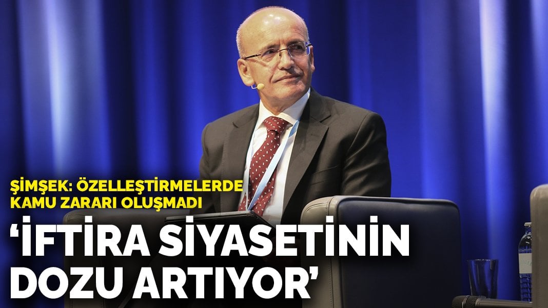 Şimşek: İftira siyasetinin dozu artıyor