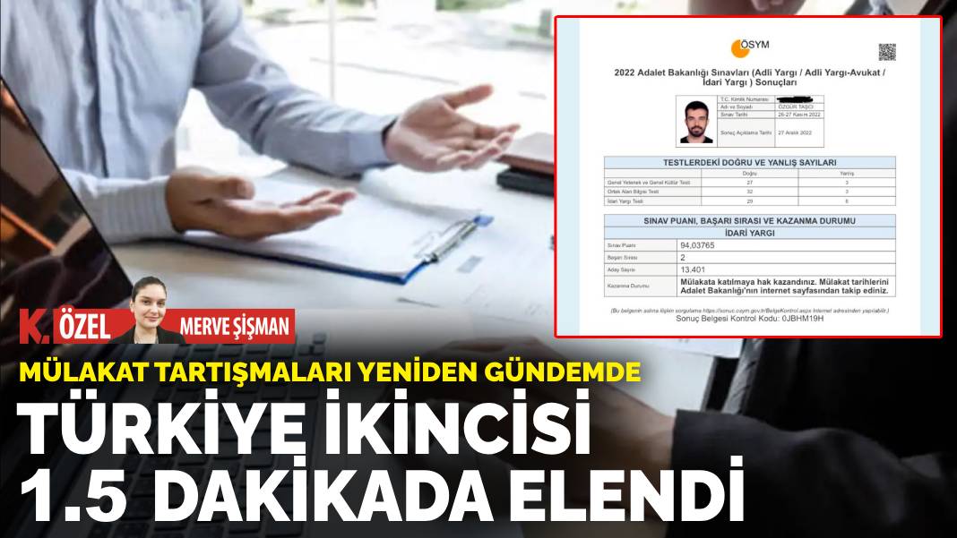 Türkiye ikincisi 1,5 dakikada elendi