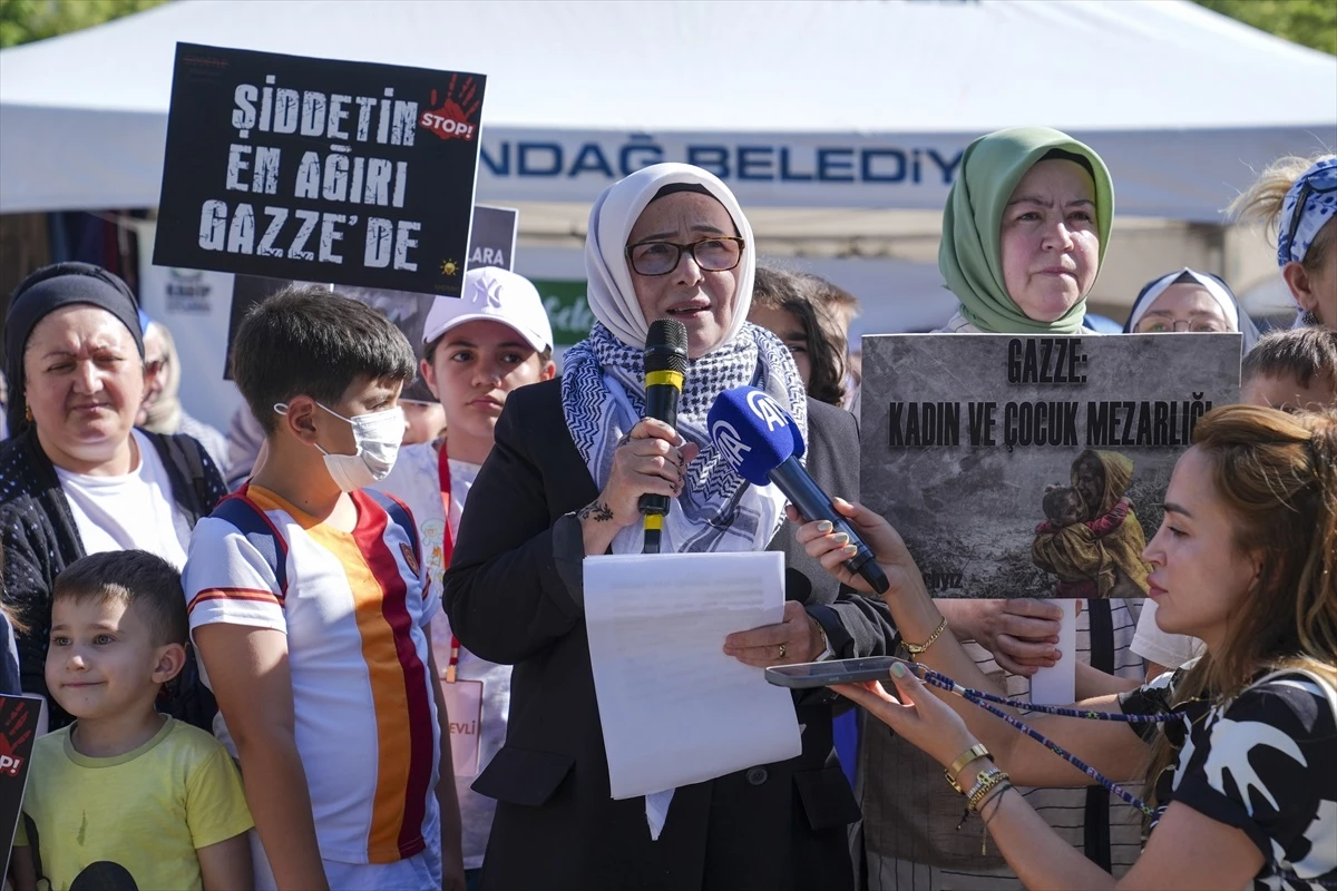 Ankara’da İsrail’in Gazze’ye yönelik saldırılarını protesto ettiler