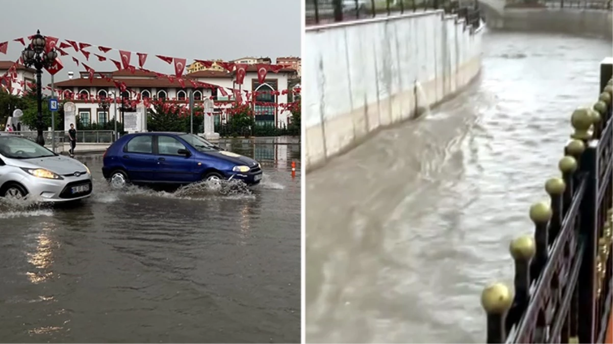 Ankara’yı sağanak yağış esir aldı! Yollar göle döndü, iş yerlerini su bastı